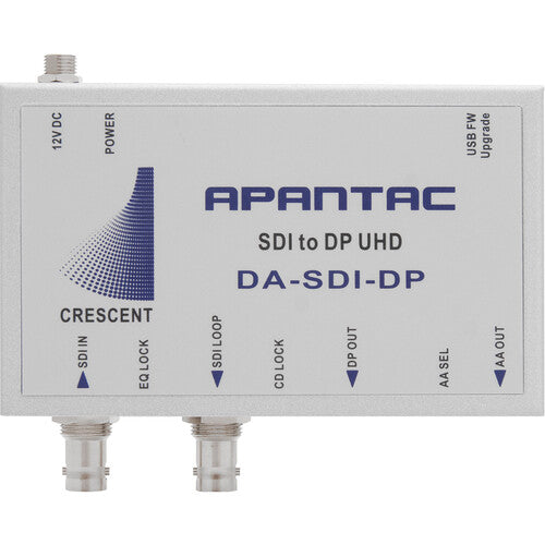 Apantac Convertidor SDI a DisplayPort con entrada 12G-SDI y bucle SDI