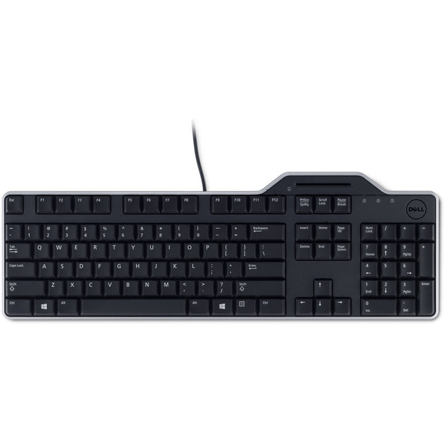 Dell KB813 Teclado Alámbrico con Lector de Tarjetas y Reposamuñecas Desmontable