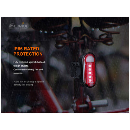 Fenix BC05R V2 Luz Trasera Recargable USB C 180° 120 Hrs IP66