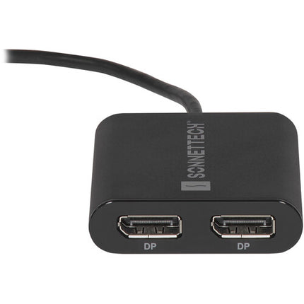 Sonnet DisplayLink Adaptador USB Tipo A a Doble DisplayPort 4K 60Hz para Macs M1 y M2
