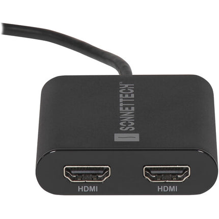 Sonnet DisplayLink Adaptador USB Tipo A a Doble HDMI 4K UHD 60Hz para Macs M1 y M2