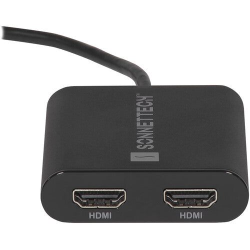 Sonnet DisplayLink Adaptador USB Tipo A a Doble HDMI 4K UHD 60Hz para Macs M1 y M2