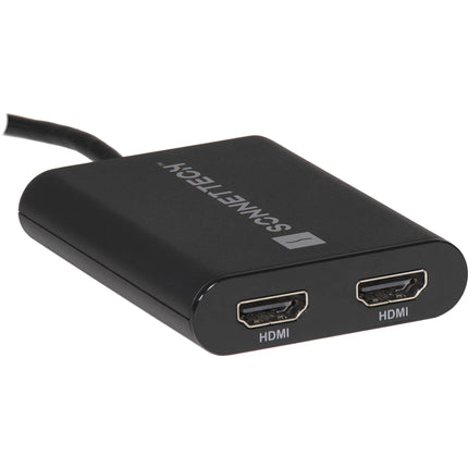 Sonnet DisplayLink Adaptador USB Tipo A a Doble HDMI 4K UHD 60Hz para Macs M1 y M2