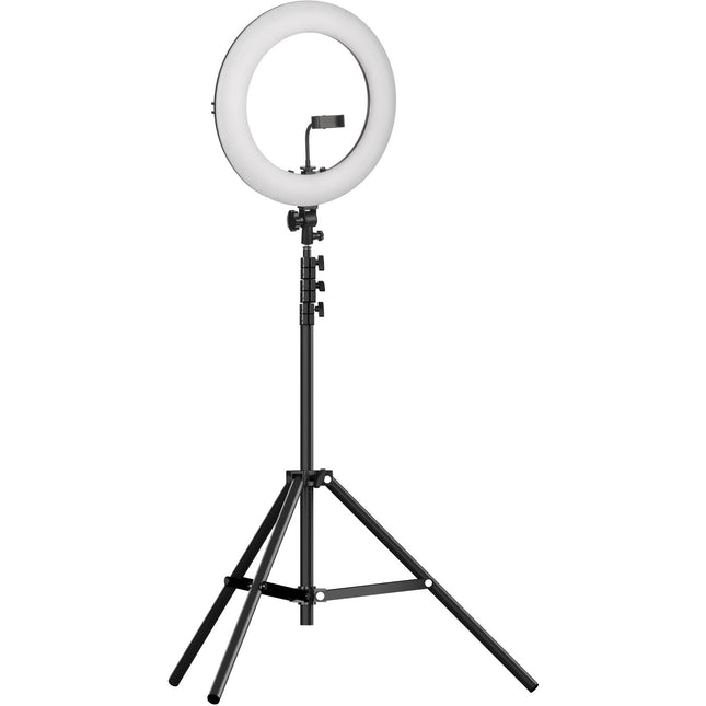 Angler Kit de Luz Anular Bicolor 18" con Soporte Ajustable 34-96"