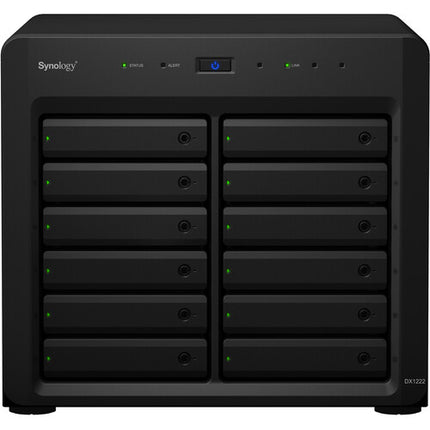 Synology DX1222 Unidad de Expansión 12 Bahías SATA 3.5 y 2.5 pulgadas Plug and Play