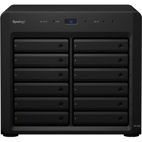 Synology DX1222 Unidad de Expansión 12 Bahías SATA 3.5 y 2.5 pulgadas Plug and Play