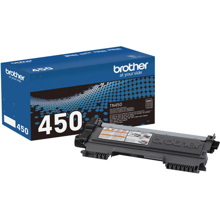Brother TN450 Cartucho de Toner Negro Alta Capacidad Compatible con Modelos HL MFC DCP