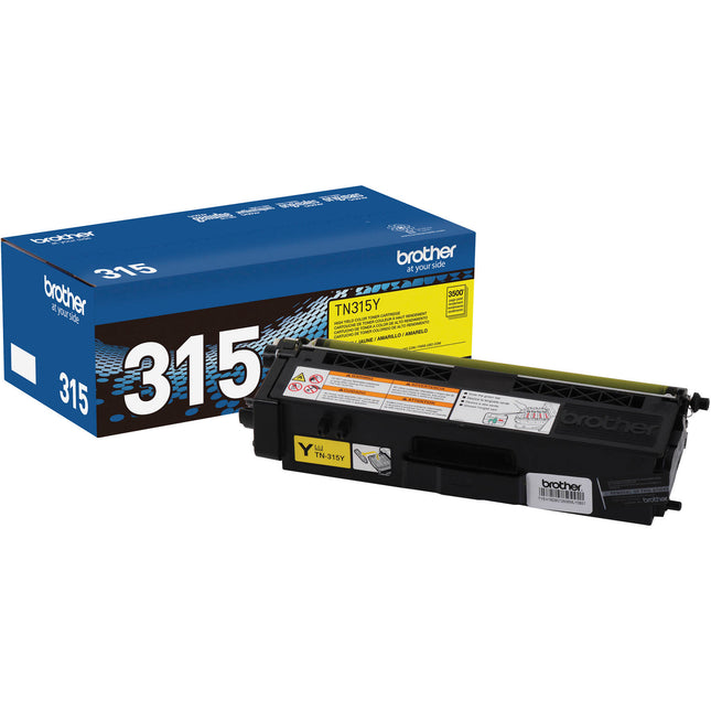 Brother TN315Y Cartucho de Tóner Amarillo Alta Capacidad para HL-4150CDN y MFC-9460CDN