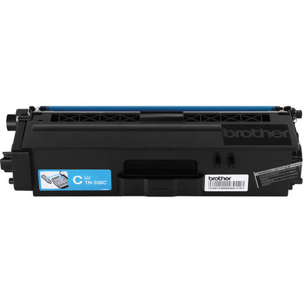 Cartucho de tóner cian Brother TN336C alto rendimiento 3500 páginas A4