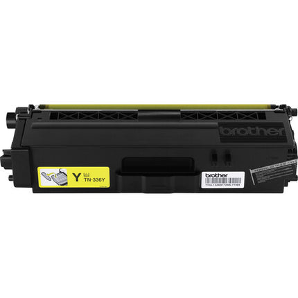 Brother TN336Y Cartucho de Tóner Amarillo Alta Capacidad 3500 Páginas Laser