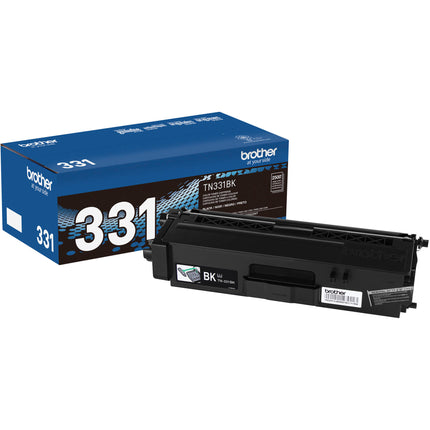 Cartucho de tóner negro Brother TN331BK rendimiento estándar 2500 páginas