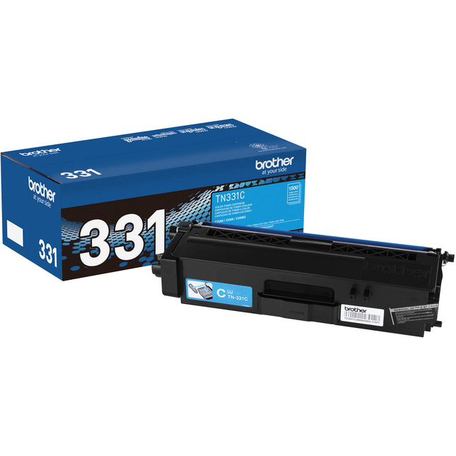 Brother TN331C Cartucho de tóner cian rendimiento estándar 1500 páginas