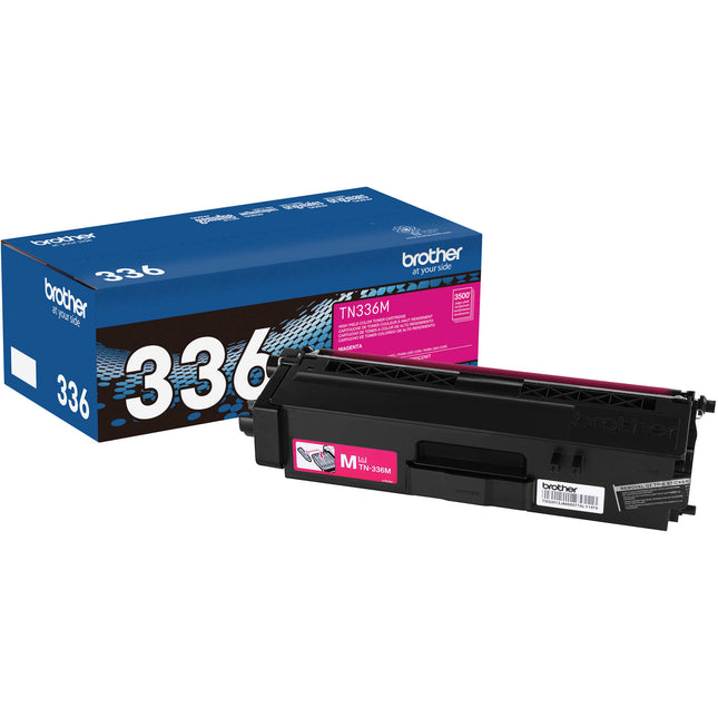 Cartucho de Tóner Magenta Brother TN336M Alto Rendimiento 3500 Páginas
