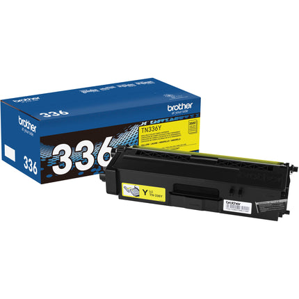 Brother TN336Y Cartucho de Tóner Amarillo Alta Capacidad 3500 Páginas Laser