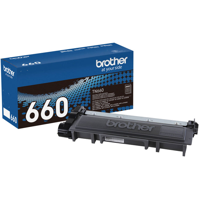 Brother TN660 Cartucho de Toner Negro Rendimiento Alto para Impresoras Brother