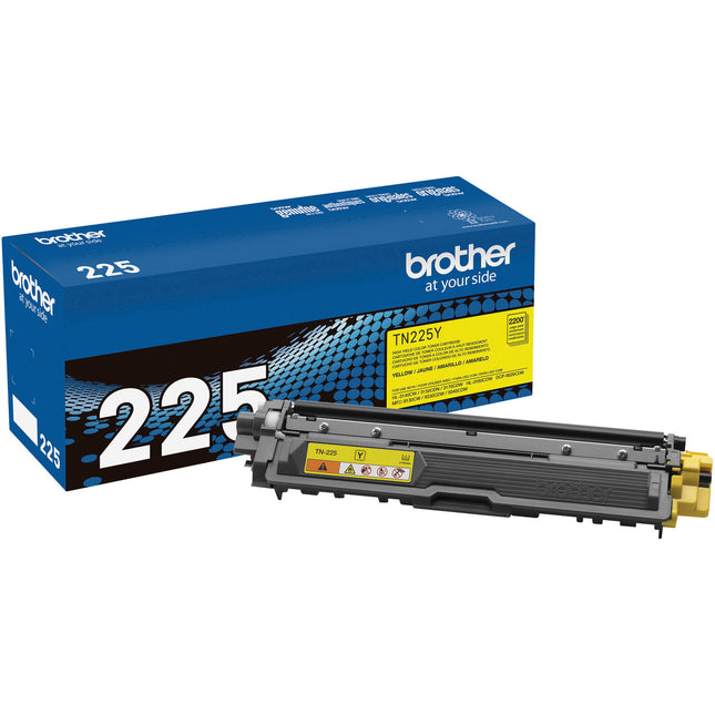 Brother TN225Y Cartucho de Tóner Amarillo Alta Capacidad para Impresoras Láser HL-3140CW MFC-9330CDW
