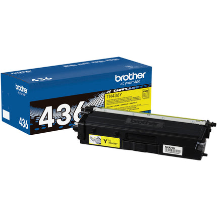 Brother TN436Y Cartucho de tóner amarillo de alto rendimiento para impresoras HL-L8360CDW MFC-L9570CDW