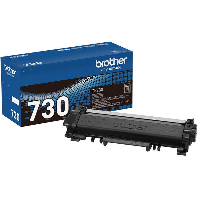 Brother TN730 Cartucho de tóner negro estándar para impresoras laser