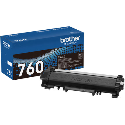 Brother TN760 Cartucho de Tóner Negro Alto Rendimiento para Impresoras Brother DCP HL MFC