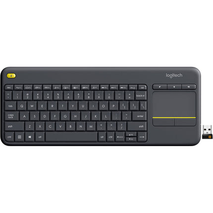 Logitech K400 Plus Teclado Inalámbrico con Touchpad 33 pies 18 meses batería