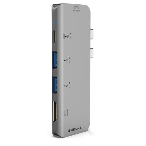 EZQuest Dual USB Type-C Hub 5 en 1 con 2 HDMI y PD 3.0