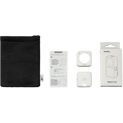 SmallRig Funda Magnética para Cámara DJI Action 2 Blanca con Bolsa