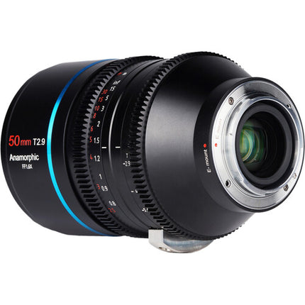 Sirui 50mm T2.9 Lente Anamórfica 1.6x Full Frame Sensor Sony E 82mm