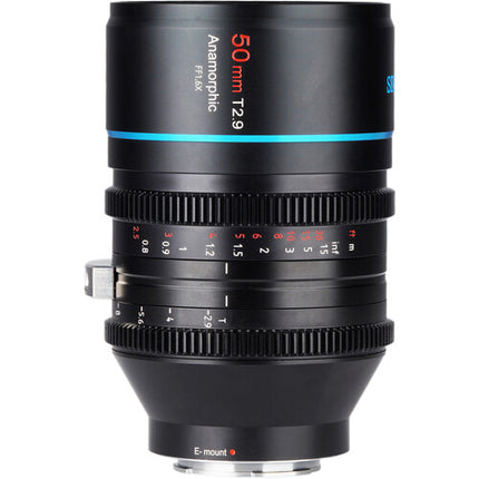 Sirui 50mm T2.9 Lente Anamórfica 1.6x Full Frame Sensor Sony E 82mm