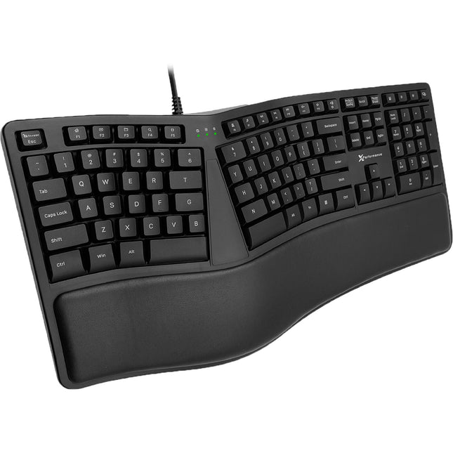 X9 Performance Teclado Ergonómico Dividido con Descansa Palma y 110 Teclas
