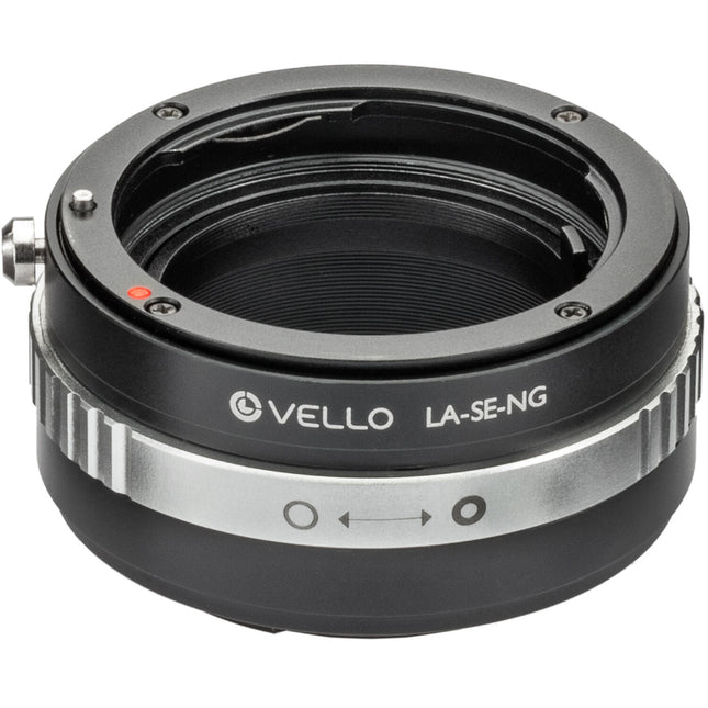 Vello Adaptador Nikon F-Mount G a Sony E con Control de Apertura y Anillo Manual