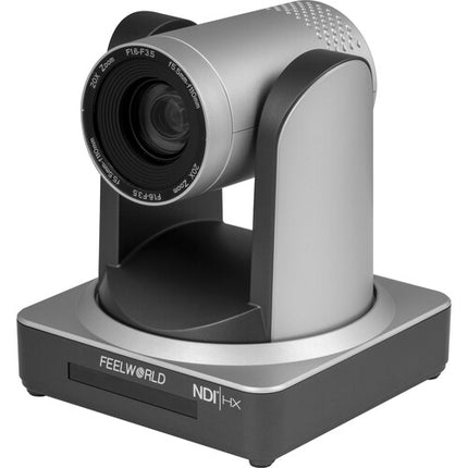 FeelWorld NDI20X Cámara PTZ NDI PoE 20x Zoom 1080p60 2.07MP Sensor