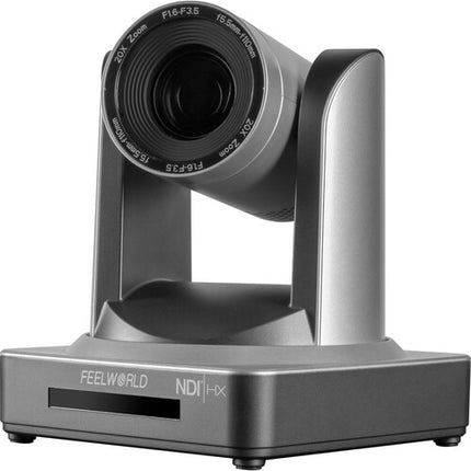 FeelWorld NDI20X Cámara PTZ NDI PoE 20x Zoom 1080p60 2.07MP Sensor