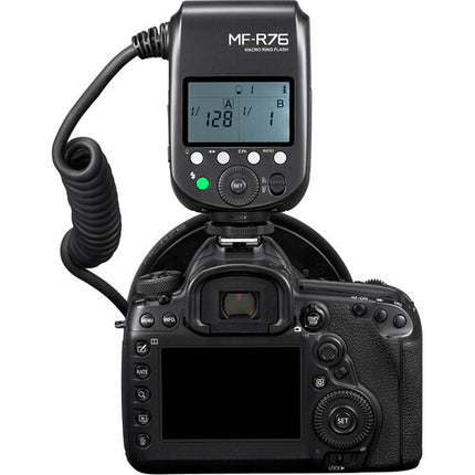 Godox MF-R76 Anillo de Flash Macro con batería recargable y 8 adaptadores de lentes