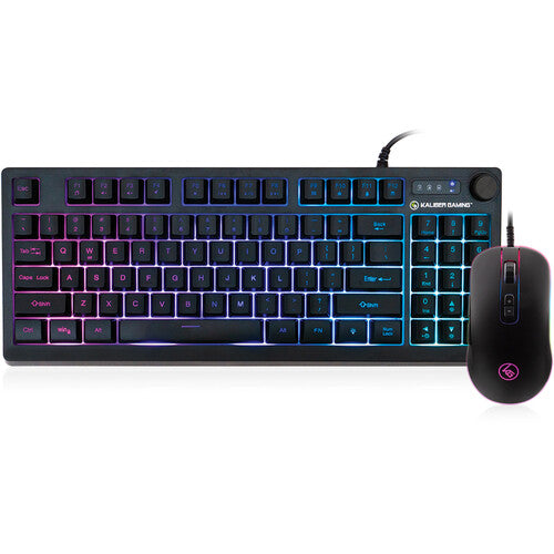 IOGEAR Korona Kore II Combo Teclado Compacto y Ratón 6200 dpi RGB