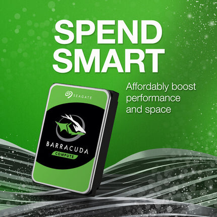 Seagate 6TB BarraCuda SATA III 3.5" 5400 rpm Disco Duro Interno 256MB Cache