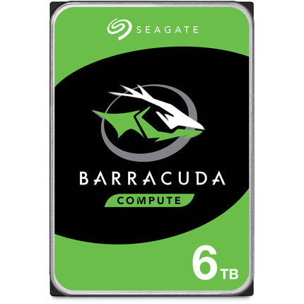 Seagate 6TB BarraCuda SATA III 3.5" 5400 rpm Disco Duro Interno 256MB Cache