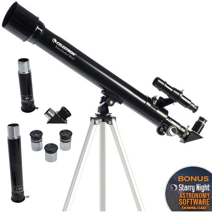 Celestron PowerSeeker 50 Telescopio Refractor 50mm 600mm Manual