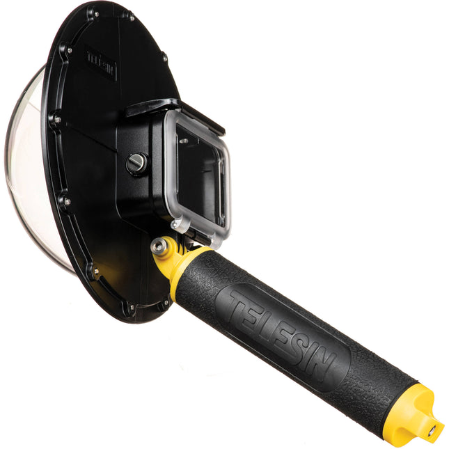 TELESIN 6" Carcasa Domo Subacuático para GoPro HERO con Apertura 180° y Profundidad 30m