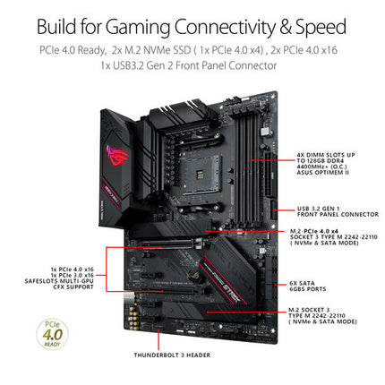 ASUS ROG Strix B550-F Gaming WiFi II Placa Base ATX AM4 DDR4 5100 Wi-Fi 6E