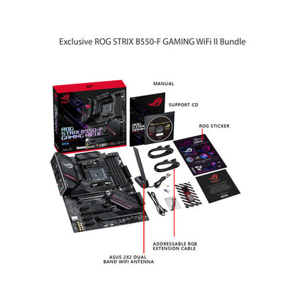 ASUS ROG Strix B550-F Gaming WiFi II Placa Base ATX AM4 DDR4 5100 Wi-Fi 6E