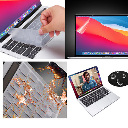 TechProtectus Funda Rígida para MacBook Air 13" con Teclado y Protector