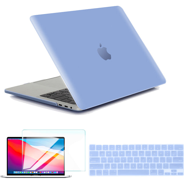 TechProtectus Funda rígida para MacBook Air 13" con cubierta teclado y protector pantalla Serenity Blue