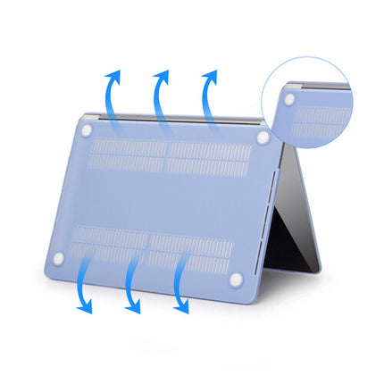 TechProtectus Funda rígida para MacBook Air 13" con cubierta teclado y protector pantalla Serenity Blue