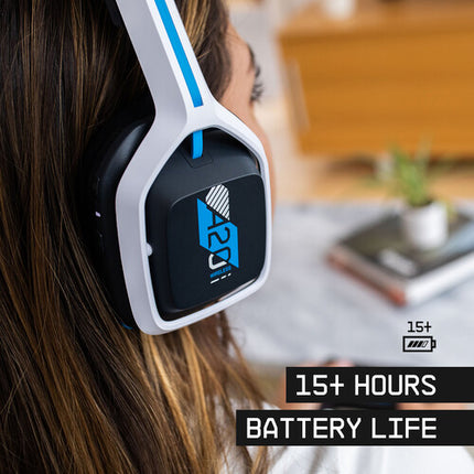 ASTRO Gaming A20 Auriculares Inalámbricos para PlayStation 4 y 5 49' Alcance 15 Horas Batería
