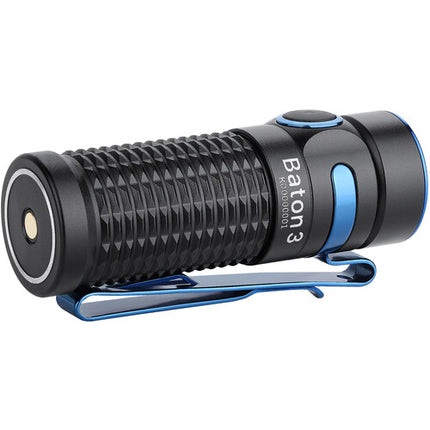 Olight Baton 3 Premium Edition Linterna LED Negra 1200 Lúmenes USB
