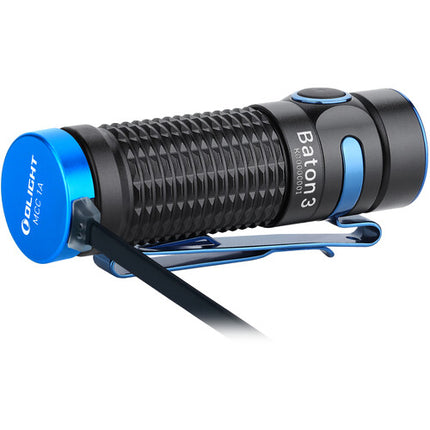 Olight Baton 3 Premium Edition Linterna LED Negra 1200 Lúmenes USB