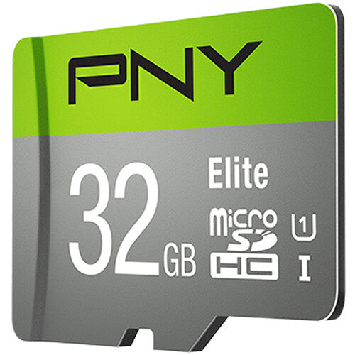 PNY 32GB Elite microSDHC UHS-I Tarjeta de Memoria Clase 10 3-Pack