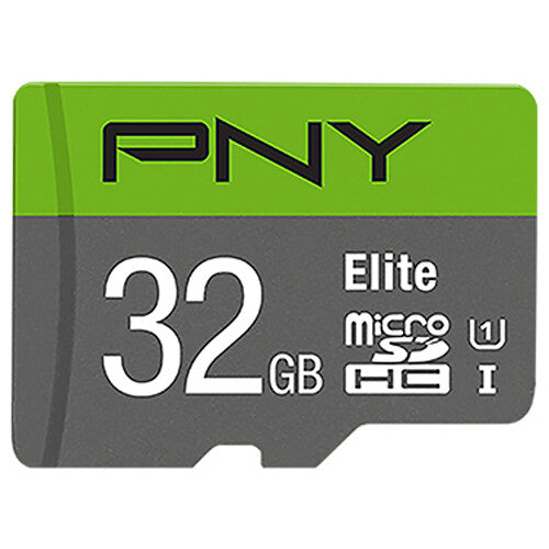 PNY 32GB Elite microSDHC UHS-I Tarjeta de Memoria Clase 10 3-Pack