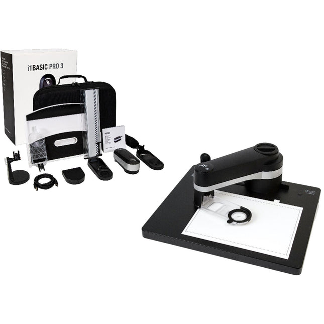 X-Rite i1Basic Pro 3 y i1iO 3 Bundle Espectrofotómetro con Mesa Automática y Medición hasta 10mm