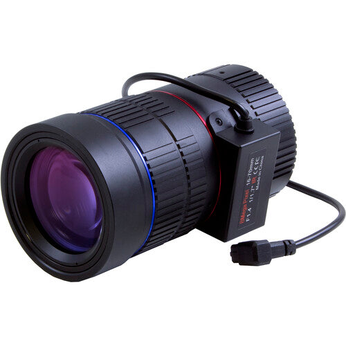 Marshall Electronics 8MP 16-70mm f1.4 objetivo varifocal C-Mount para sensor 1/1.7 pulgadas
